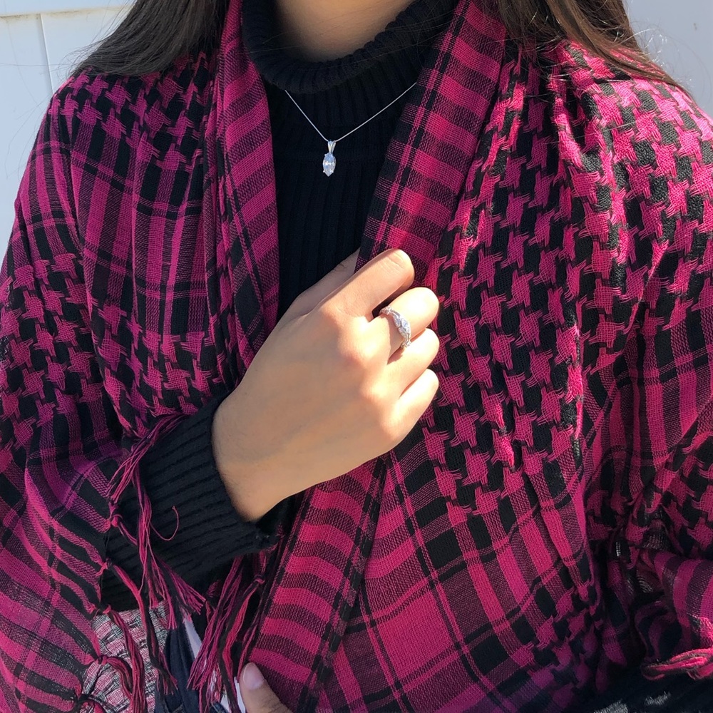 Beautiful pink scarf
